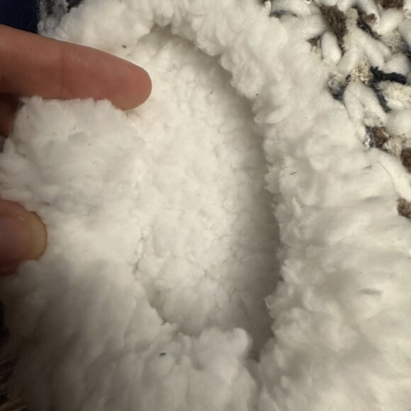 NWT Northeast Outfitters Women's Cozy Cabin Slippers Size S/M (Spacedye Brown) - Picture 3 of 9